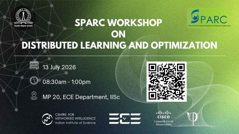 SPARC Workshop on Distributed Learning and Optimization
