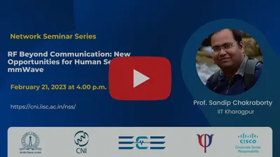 RF Beyond Communication: New Opportunities for Human Sensing with mmWave | Prof. Sandip Chakraborty