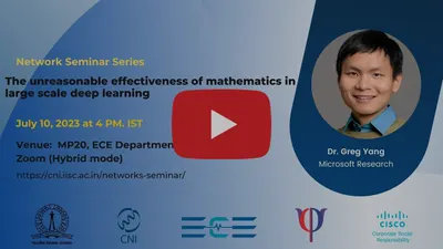 The unreasonable effectiveness of mathematics in large scale deep learning