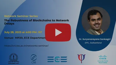 The Robustness of Blockchains to Network Delays | Dr. Suryanarayana Sankagiri