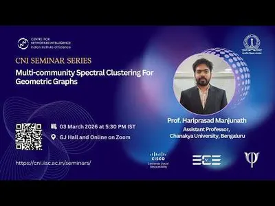 Multi-community Spectral Clustering for Geometric Graphs
