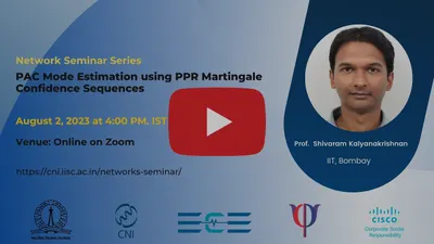 PAC Mode Estimation using PPR Martingale Confidence Sequences | Prof. Shivaram Kalyanakrishnan